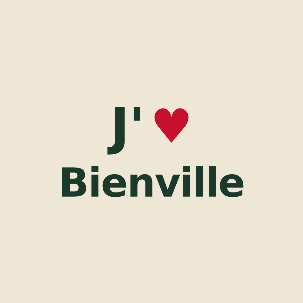 Tote bag personnalisé Bienville — design J'aime Bienville