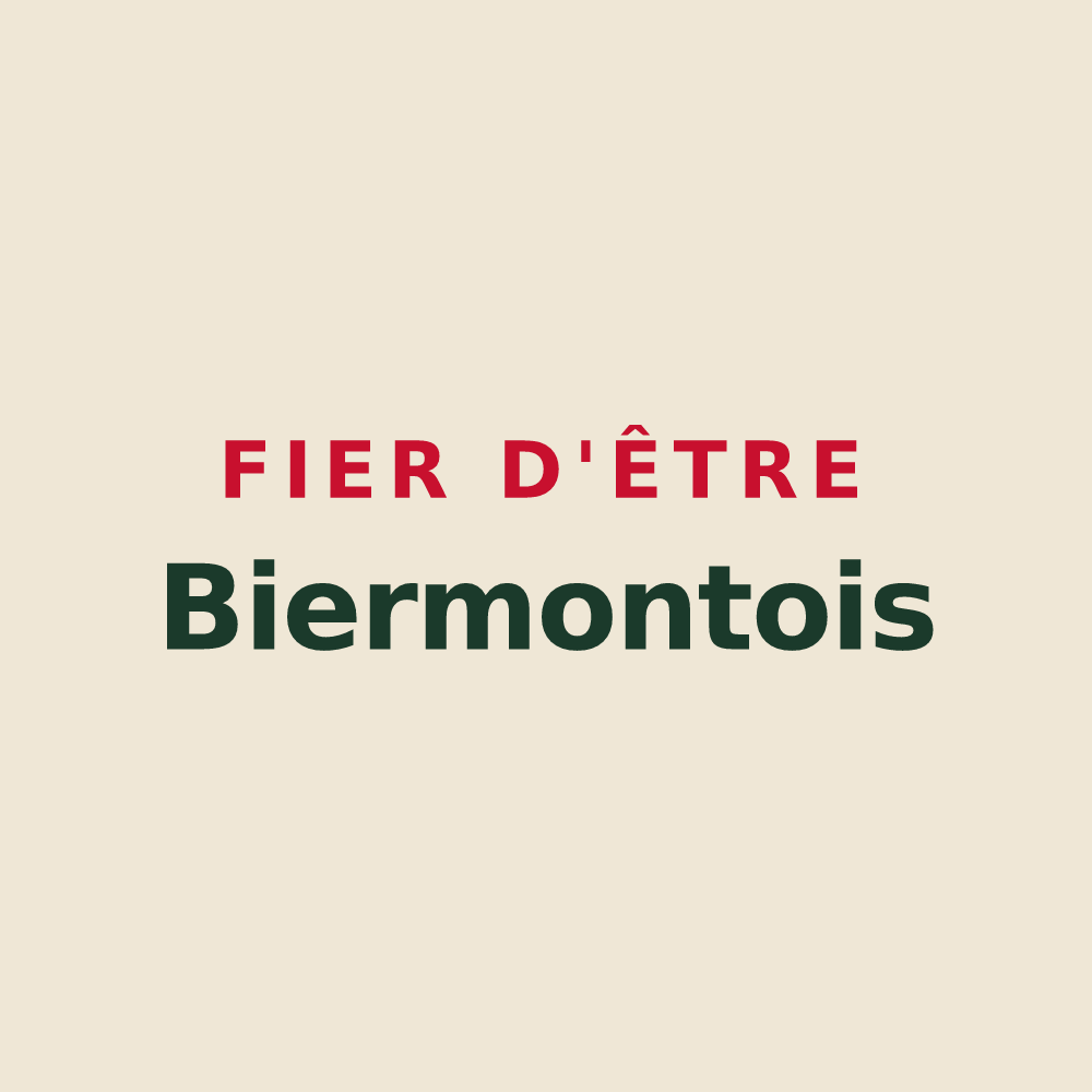 Tote bag « Fier d'être Biermontois » — design pour Biermont