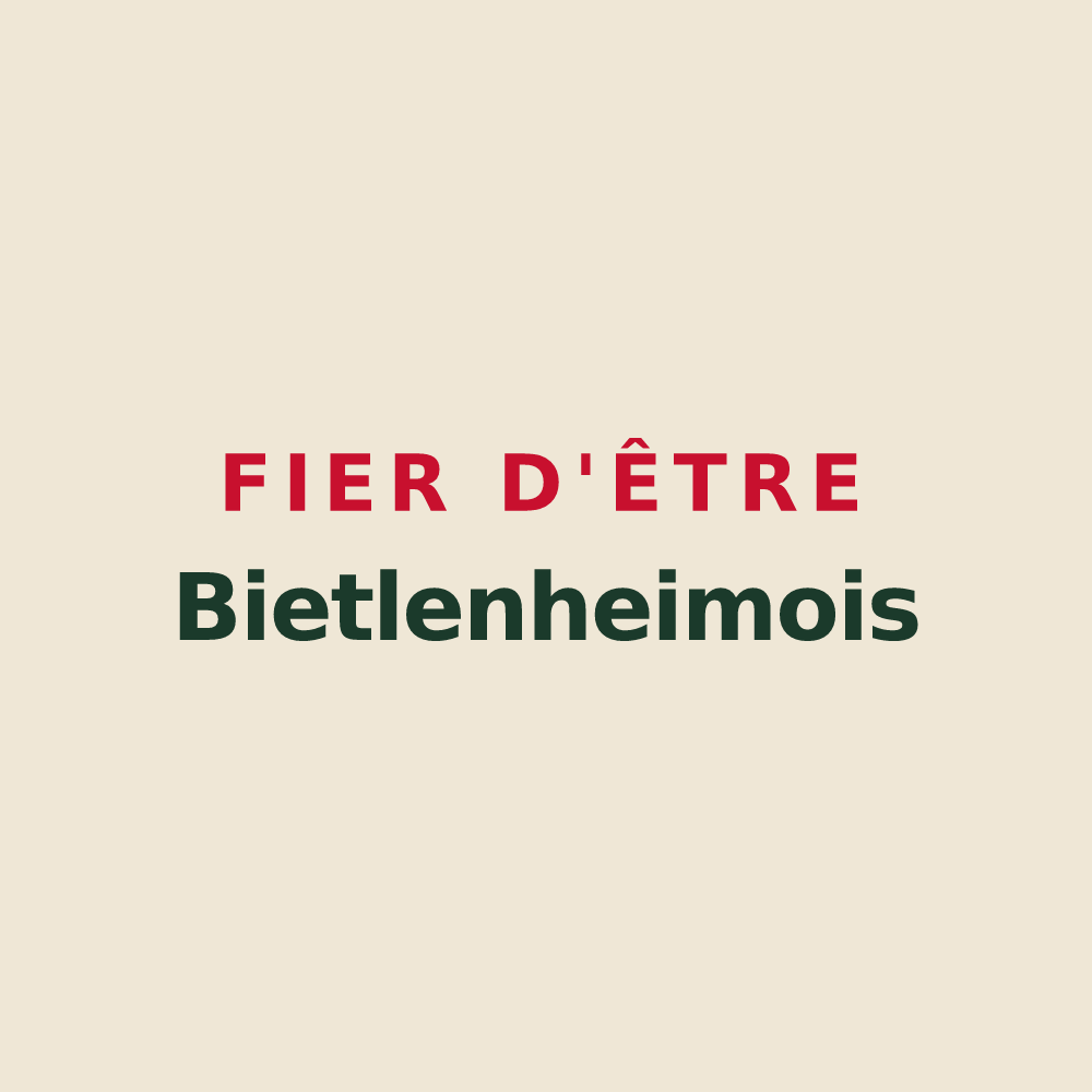 Tote bag « Fier d'être Bietlenheimois » — design pour Bietlenheim