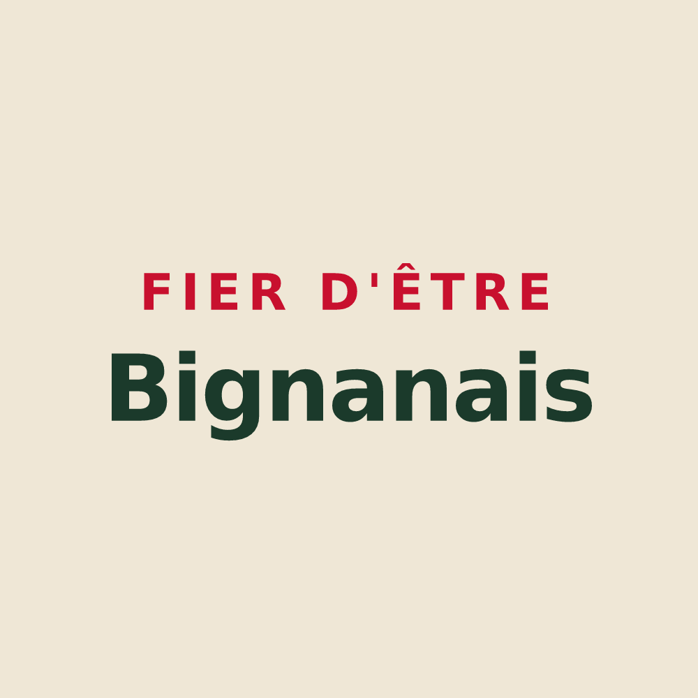 Tote bag « Fier d'être Bignanais » — design pour Bignan