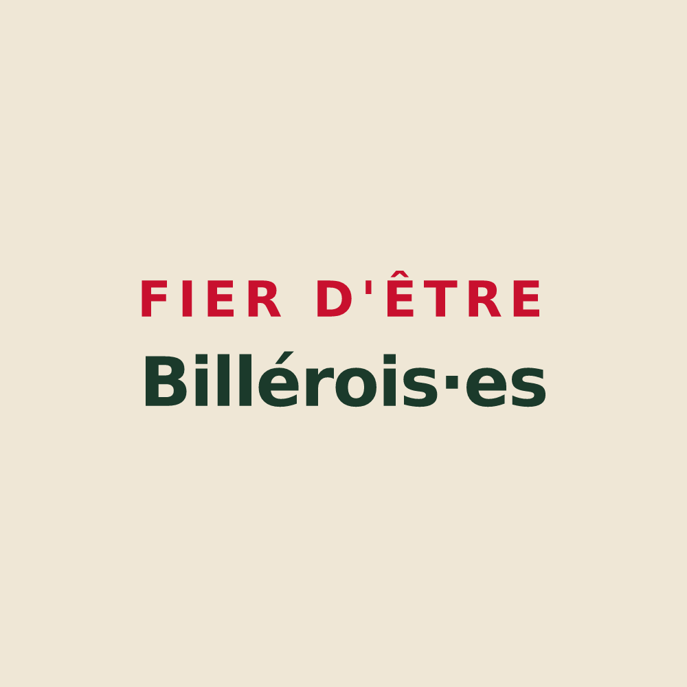 Tote bag « Fier d'être Billérois·es » — design pour Billère