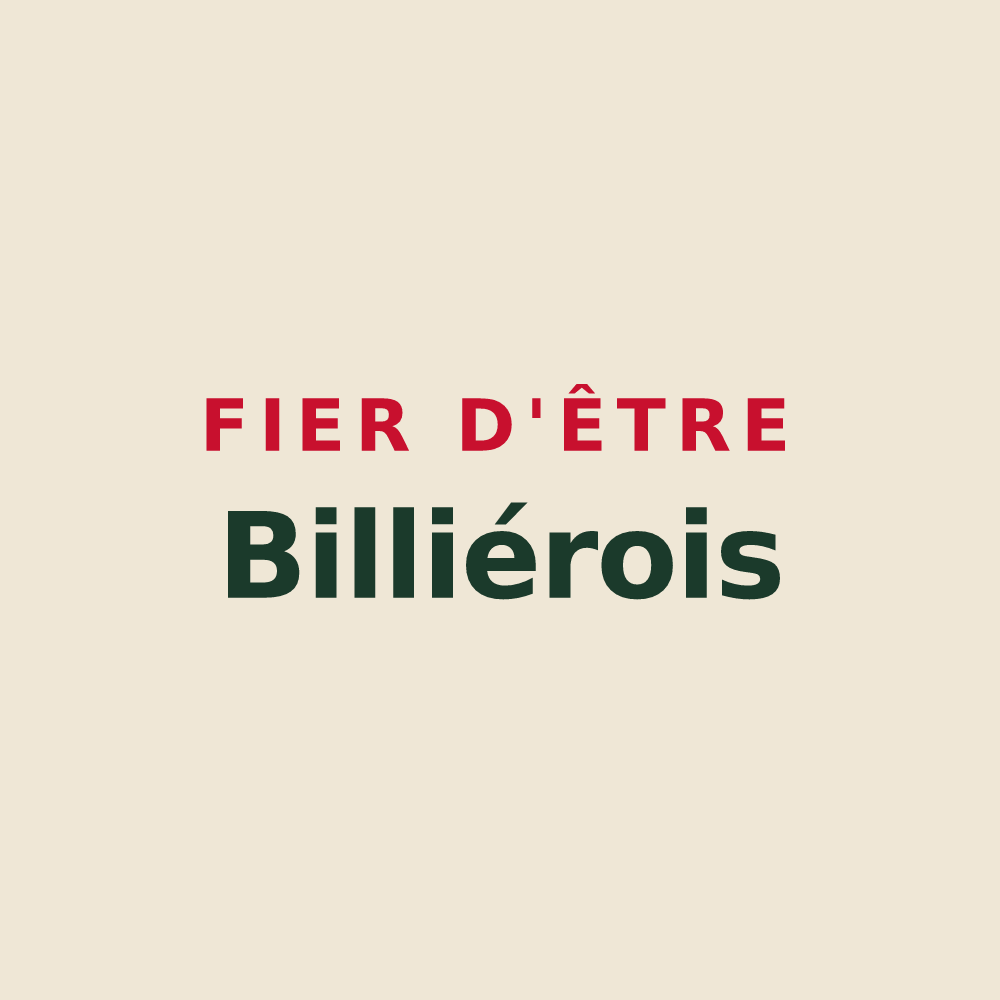Tote bag « Fier d'être Billiérois » — design pour Billière
