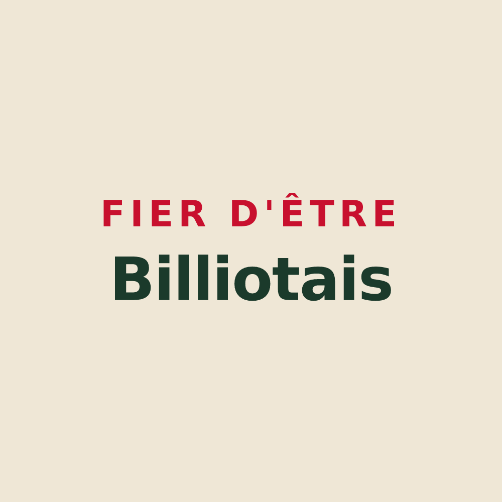 Tote bag « Fier d'être Billiotais » — design pour Billio