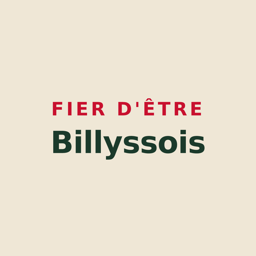Tote bag « Fier d'être Billyssois » — design pour Billy