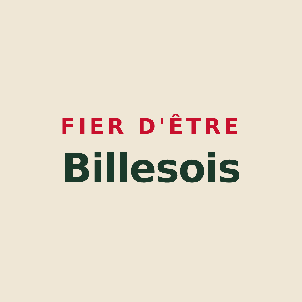Tote bag « Fier d'être Billesois » — design pour Billy-sous-Mangiennes