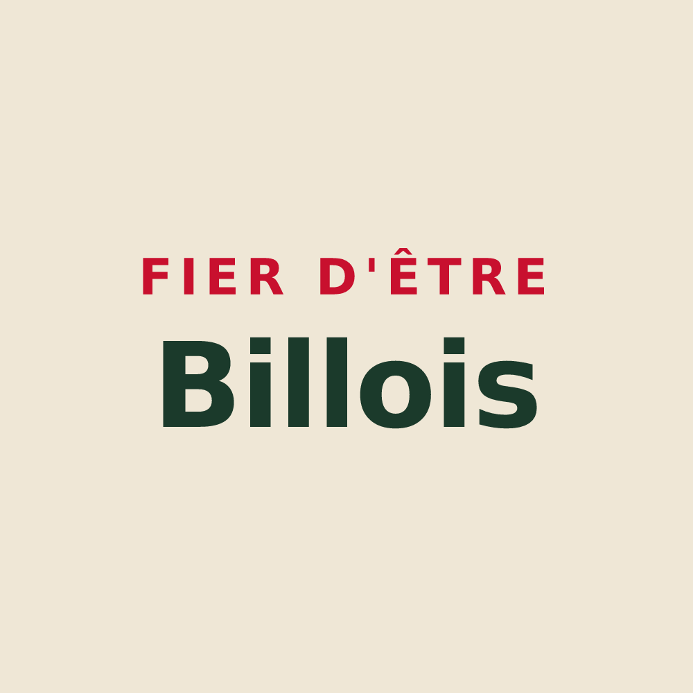 Tote bag « Fier d'être Billois » — design pour Billy