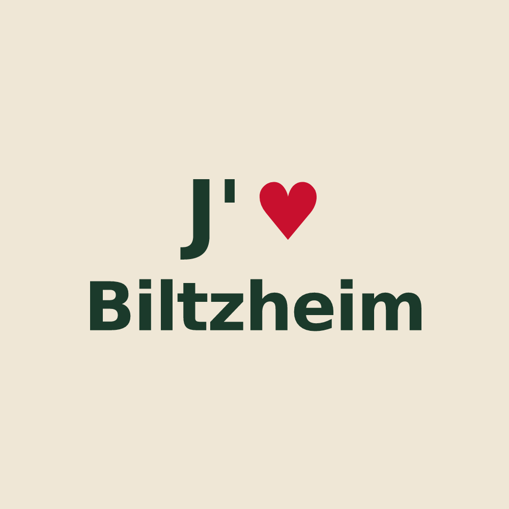 Tote bag personnalisé Biltzheim — design J'aime Biltzheim