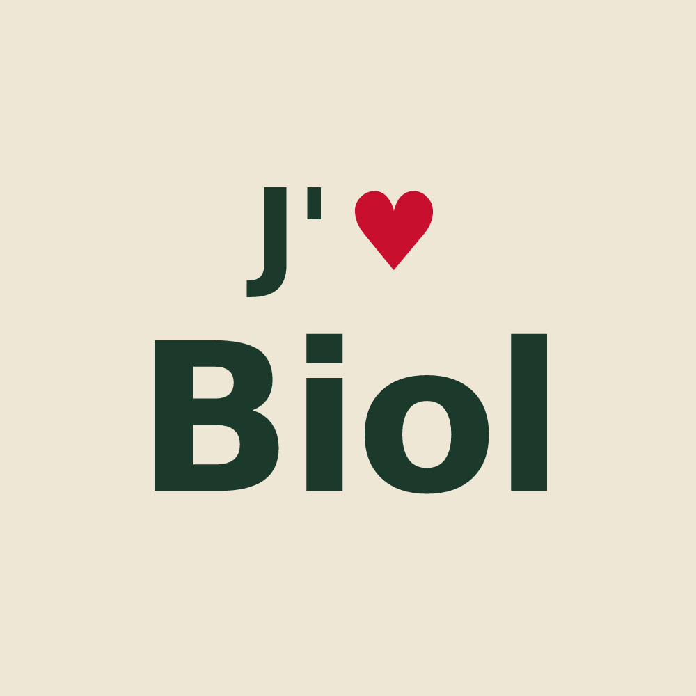 Tote bag personnalisé Biol — design J'aime Biol