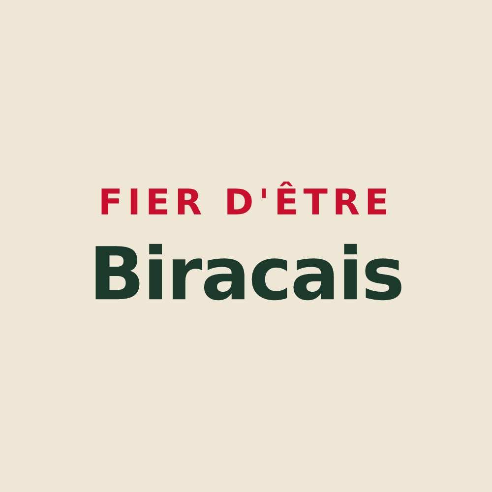 Tote bag « Fier d'être Biracais » — design pour Birac-sur-Trec