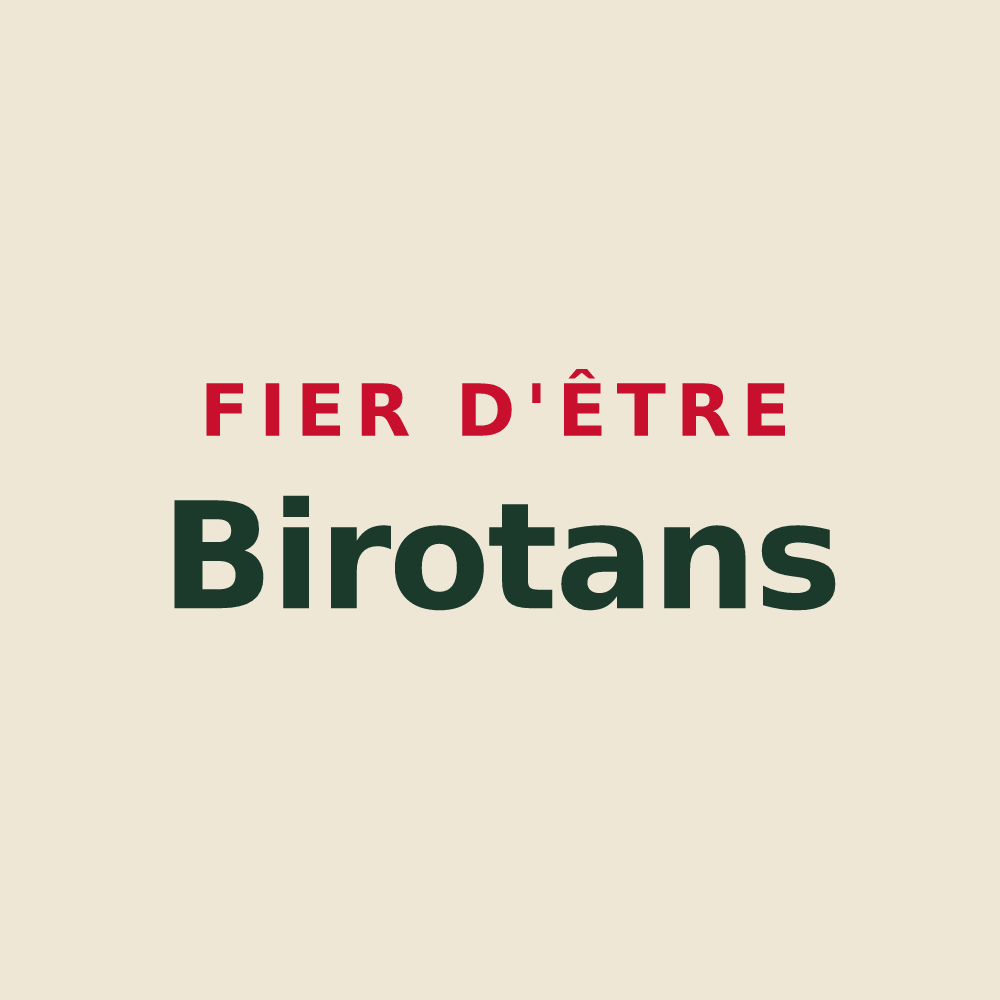 Tote bag « Fier d'être Birotans » — design pour Birieux