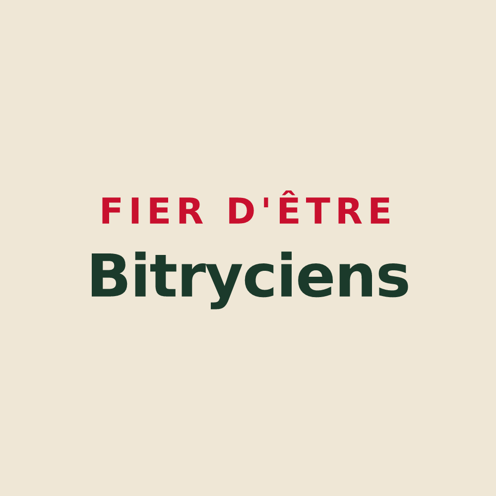 Tote bag « Fier d'être Bitryciens » — design pour Bitry