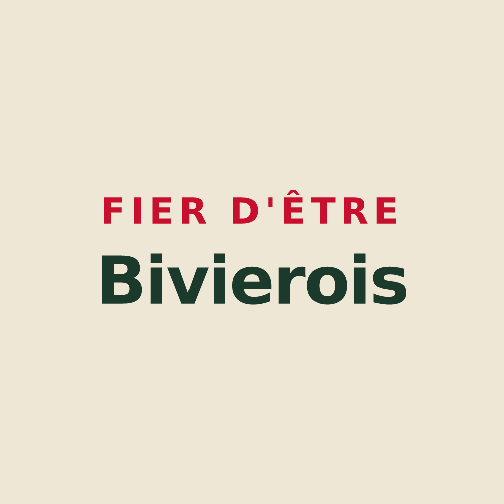 Tote bag « Fier d'être Bivierois » — design pour Biviers