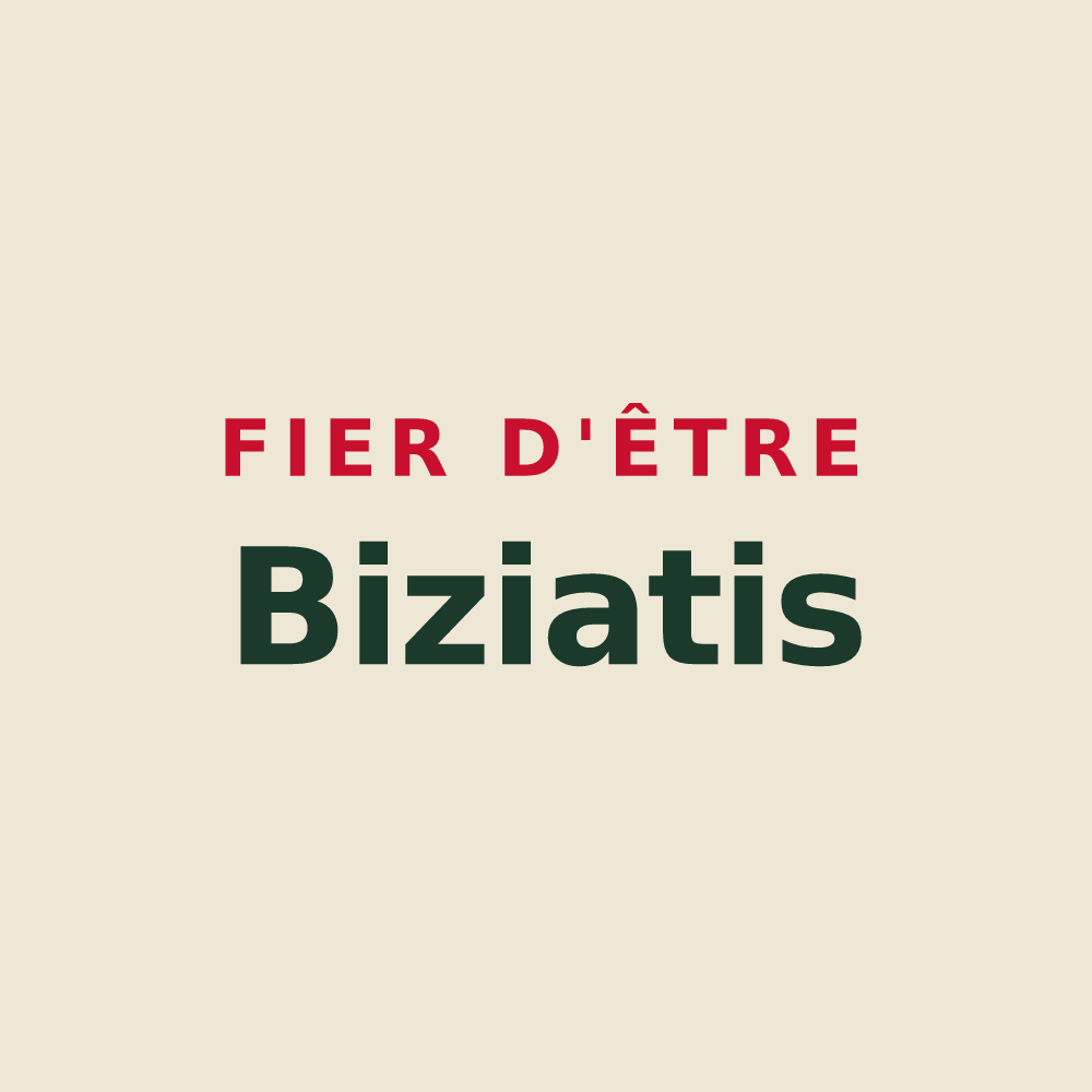 Tote bag « Fier d'être Biziatis » — design pour Biziat