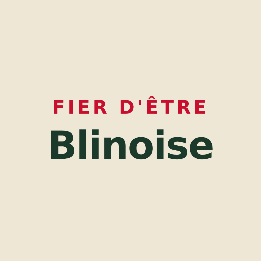 Tote bag « Fier d'être Blinoise » — design pour Blain