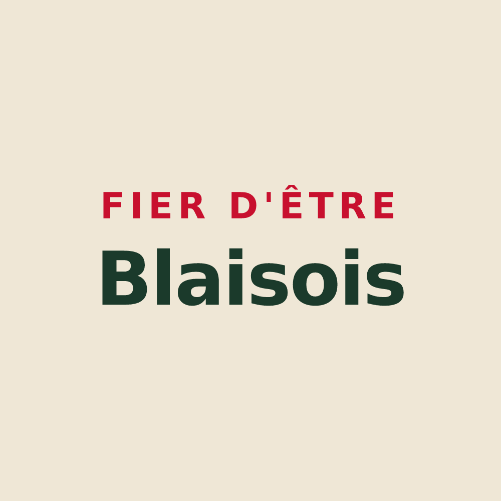 Tote bag « Fier d'être Blaisois » — design pour Blaise-sous-Arzillières