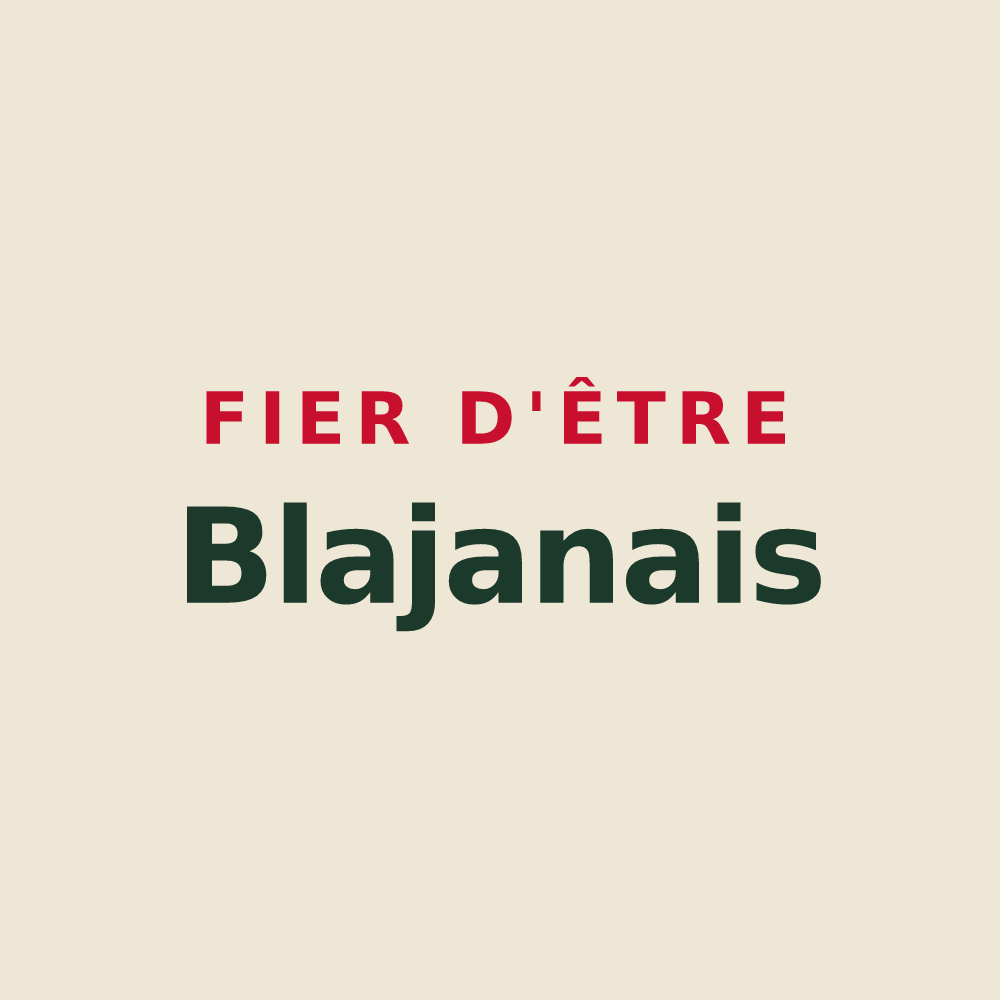 Tote bag « Fier d'être Blajanais » — design pour Blajan