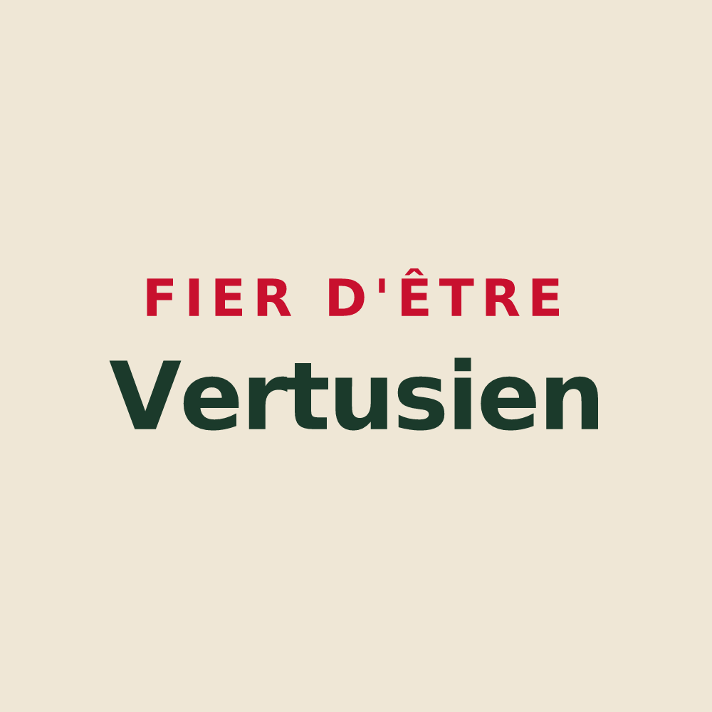 Tote bag « Fier d'être Vertusien » — design pour Blancs-Coteaux