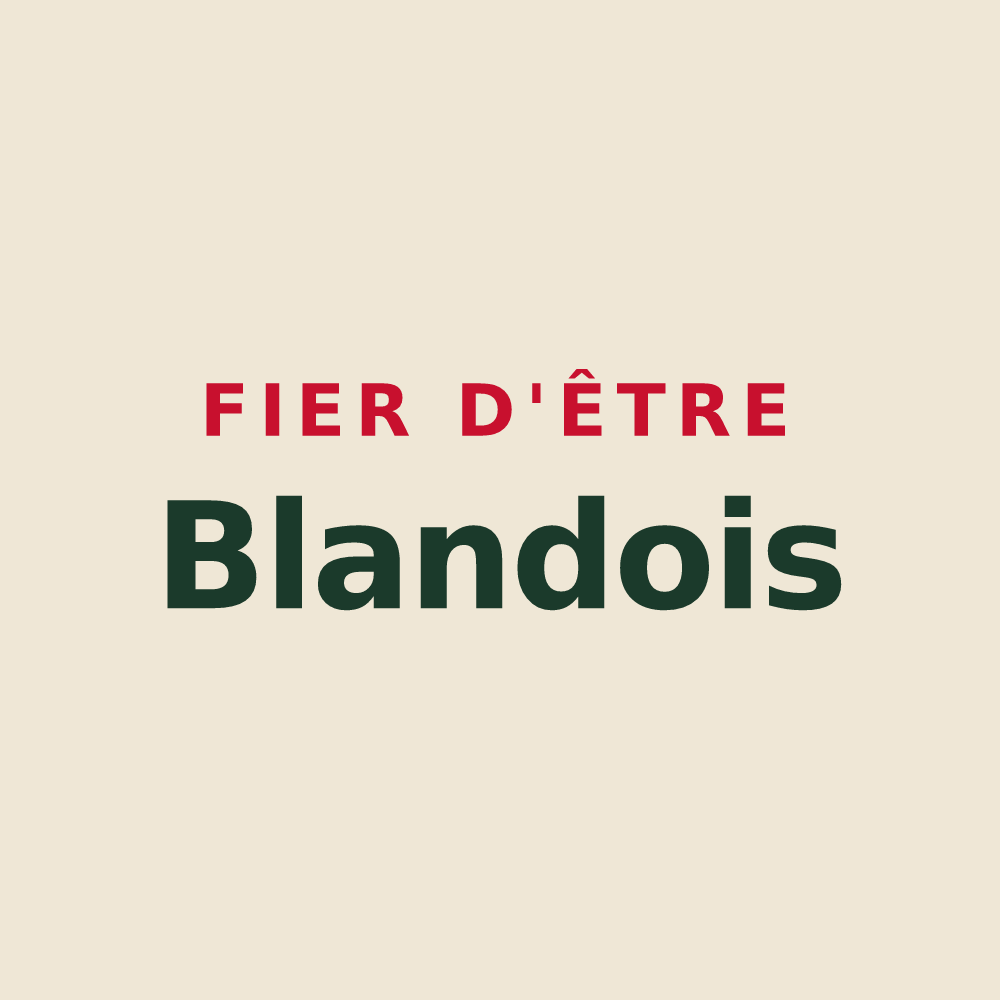 Tote bag « Fier d'être Blandois » — design pour Blandy