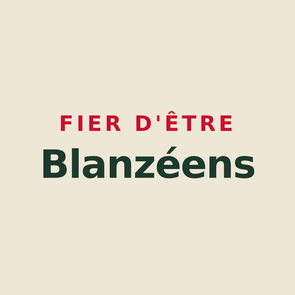 Tote bag « Fier d'être Blanzéens » — design pour Blanzée