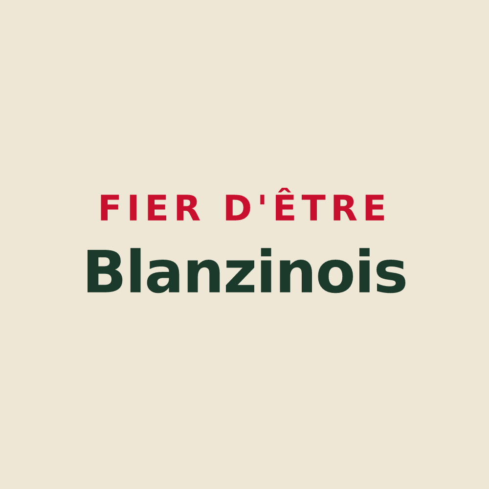 Tote bag « Fier d'être Blanzinois » — design pour Blanzy