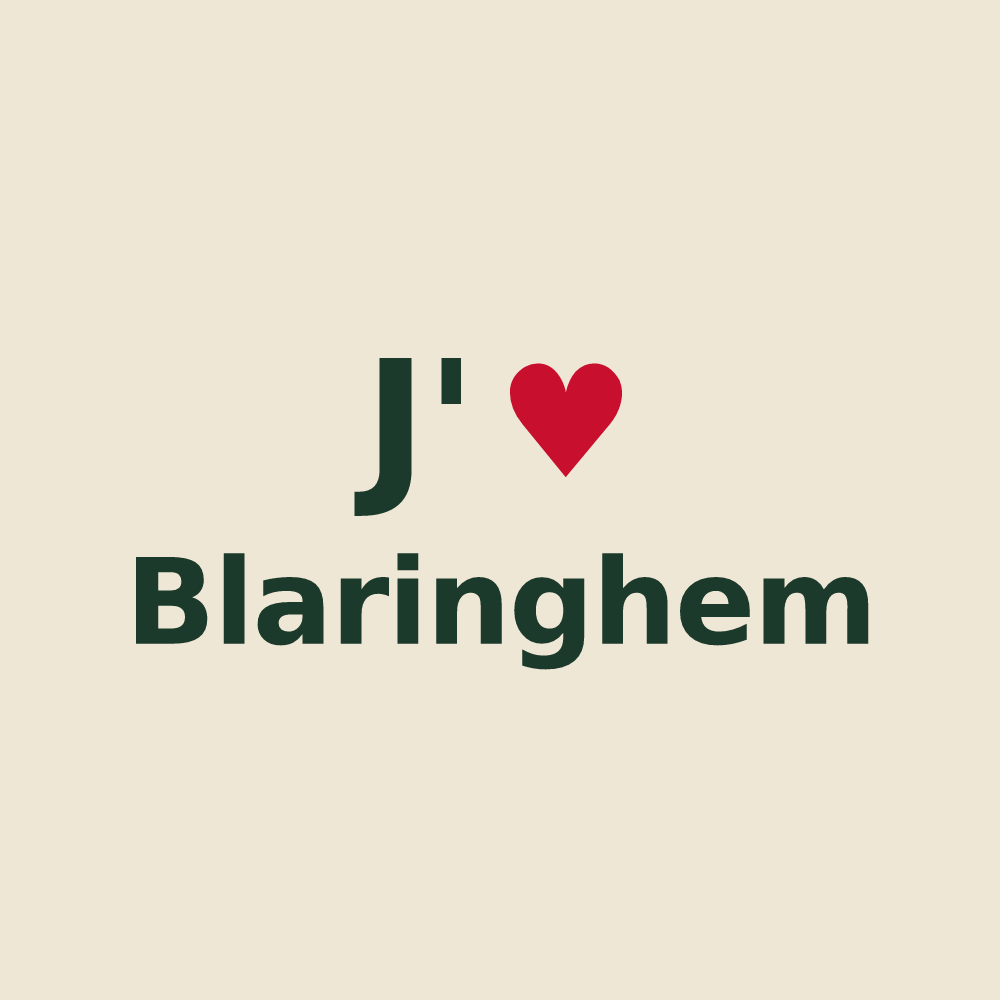 Tote bag personnalisé Blaringhem — design J'aime Blaringhem