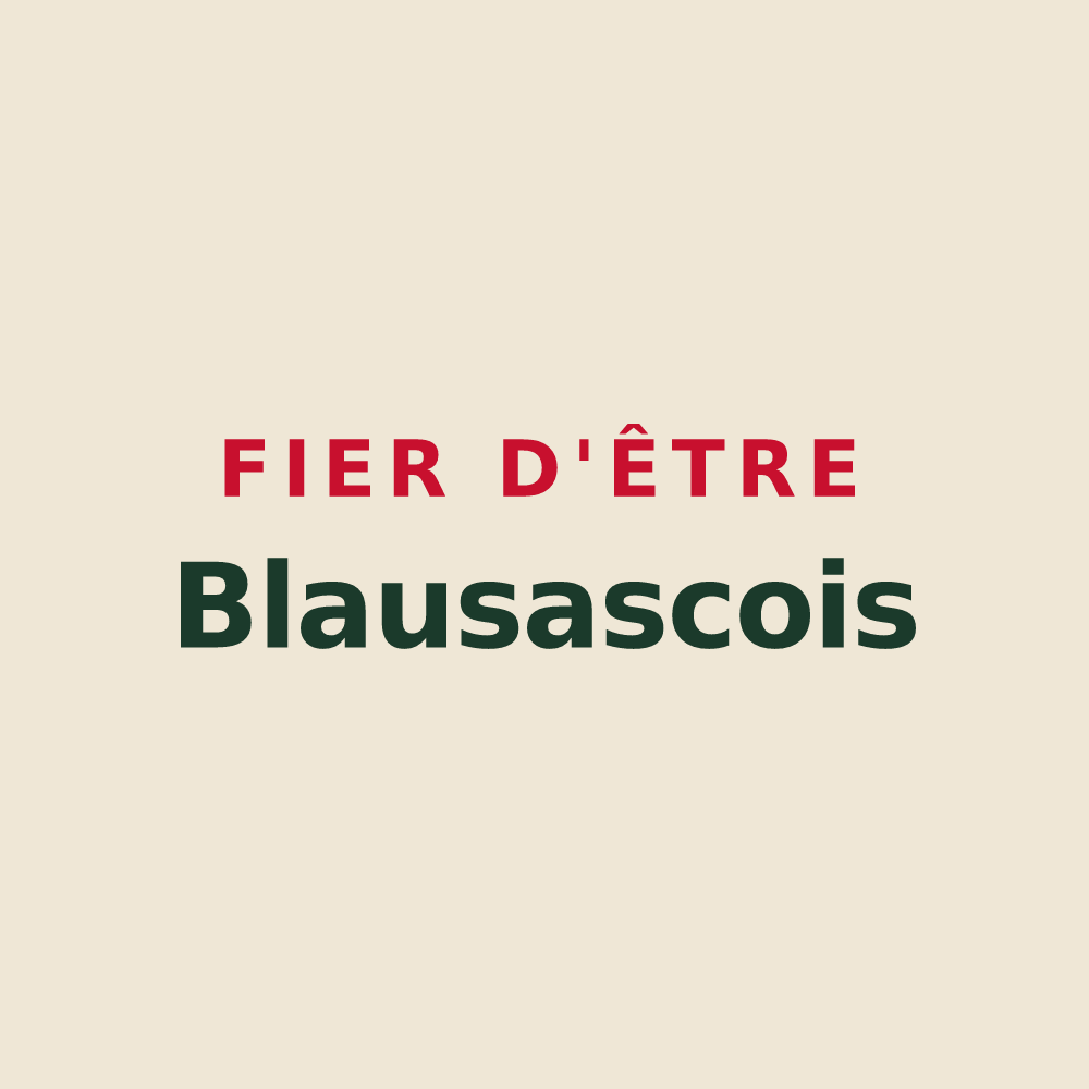 Tote bag « Fier d'être Blausascois » — design pour Blausasc