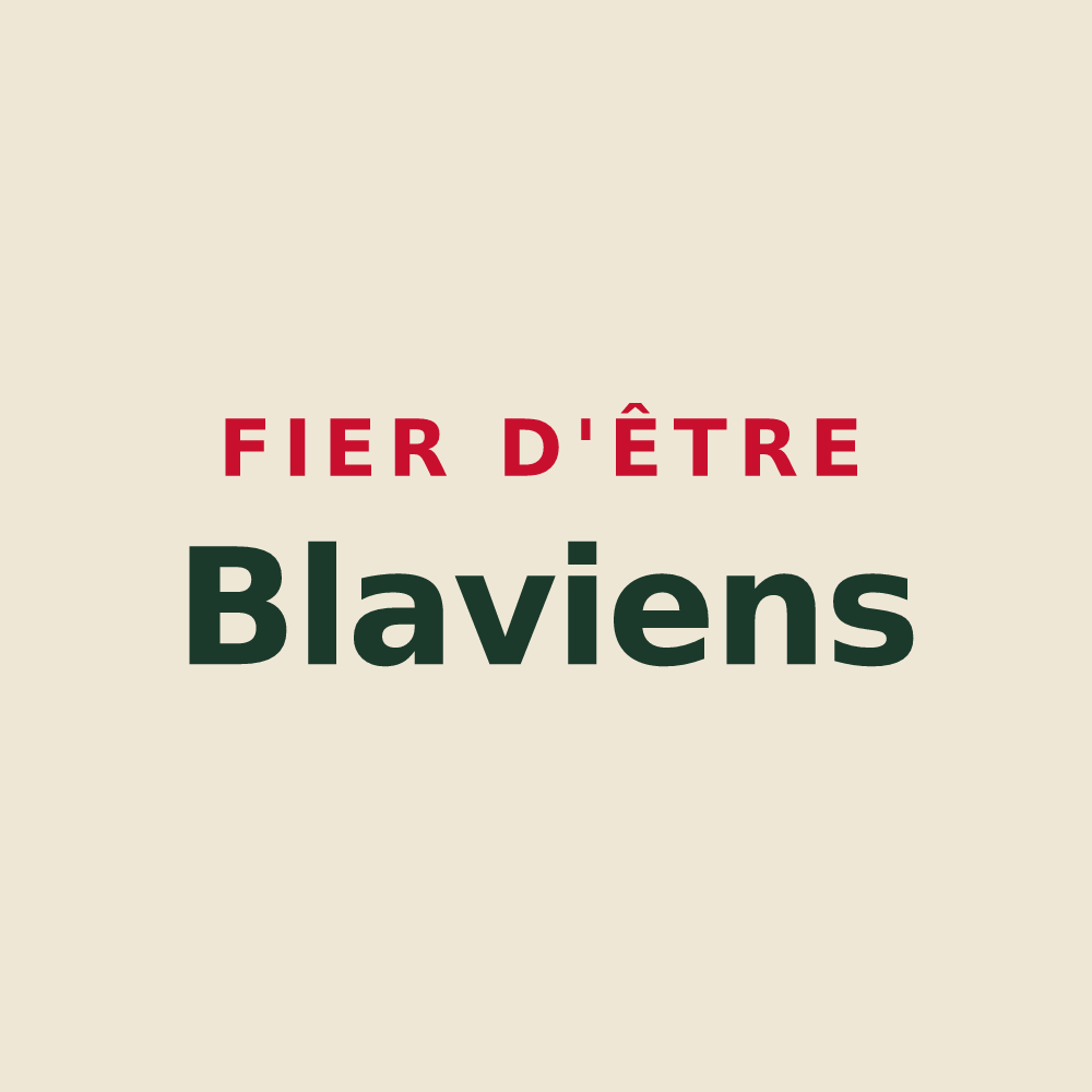 Tote bag « Fier d'être Blaviens » — design pour Blay