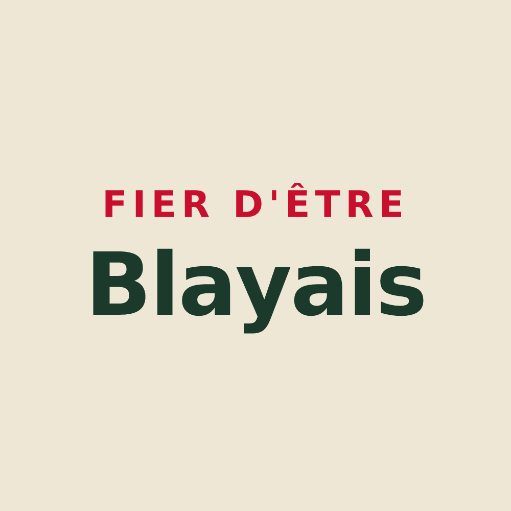 Tote bag « Fier d'être Blayais » — design pour Blaye