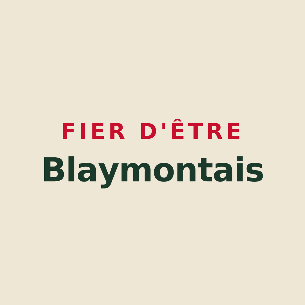 Tote bag « Fier d'être Blaymontais » — design pour Blaymont