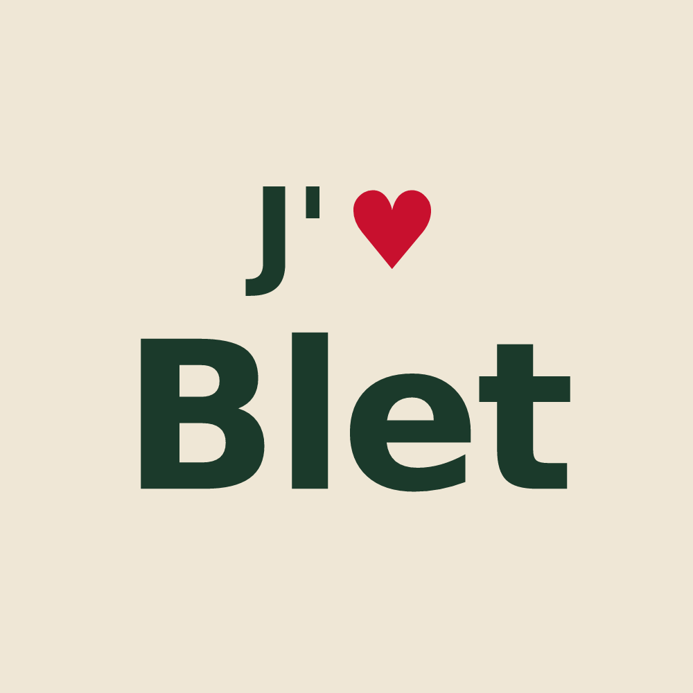 Tote bag personnalisé Blet — design J'aime Blet