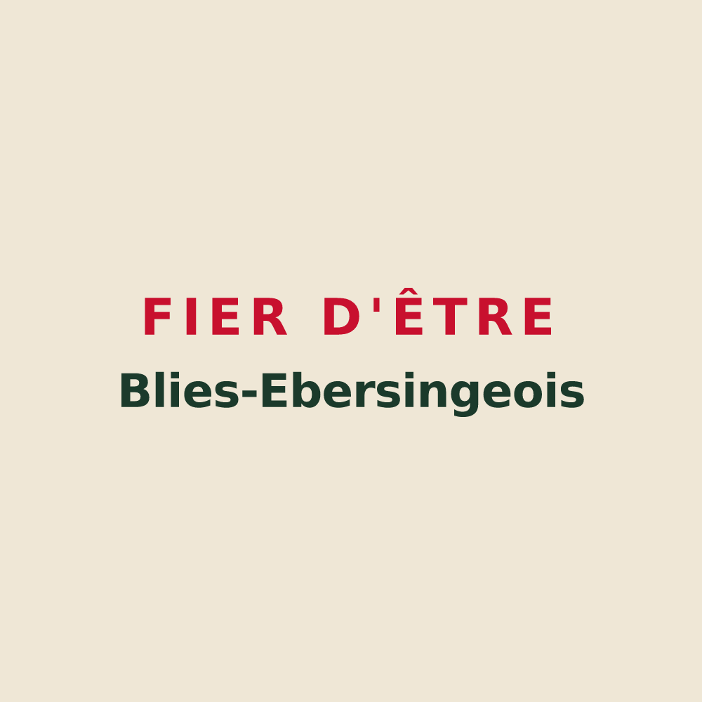 Tote bag « Fier d'être Blies-Ebersingeois » — design pour Blies-Ébersing