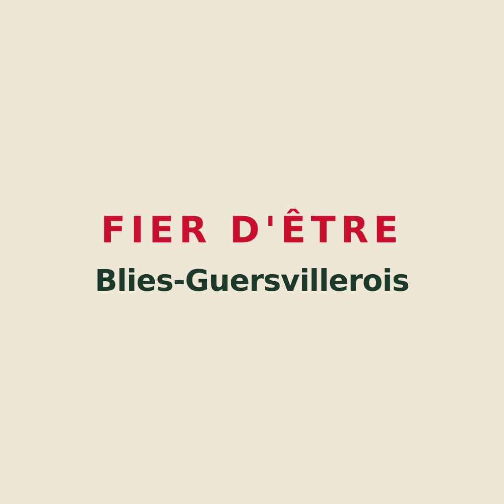 Tote bag « Fier d'être Blies-Guersvillerois » — design pour Blies-Guersviller