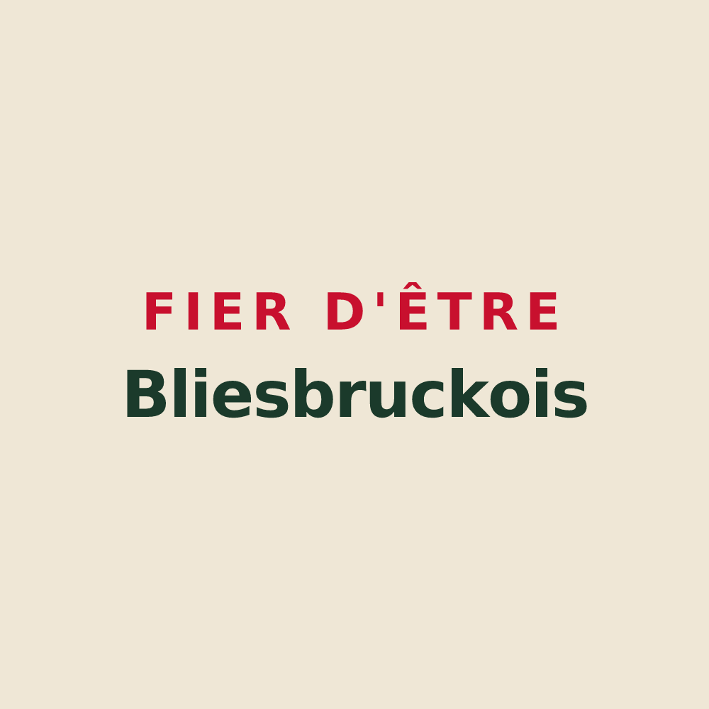 Tote bag « Fier d'être Bliesbruckois » — design pour Bliesbruck