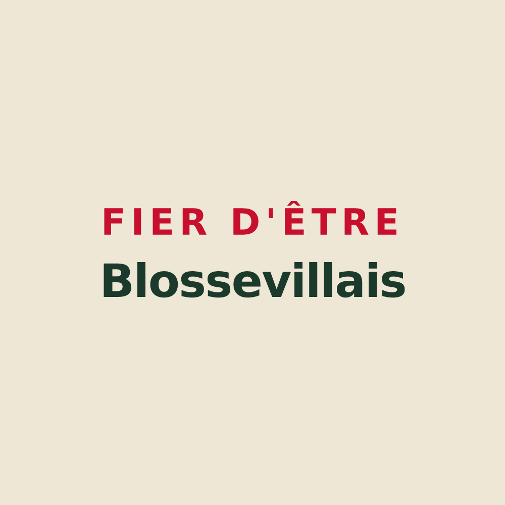 Tote bag « Fier d'être Blossevillais » — design pour Blosseville