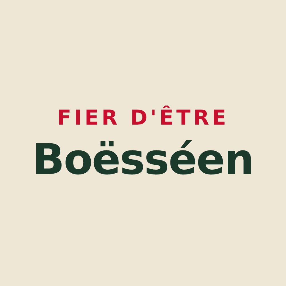 Tote bag « Fier d'être Boësséen » — design pour Boëssé-le-Sec