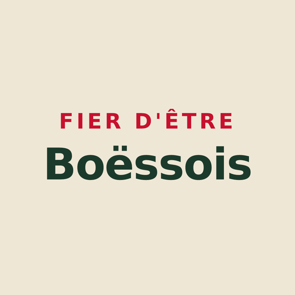 Tote bag « Fier d'être Boëssois » — design pour Boësses