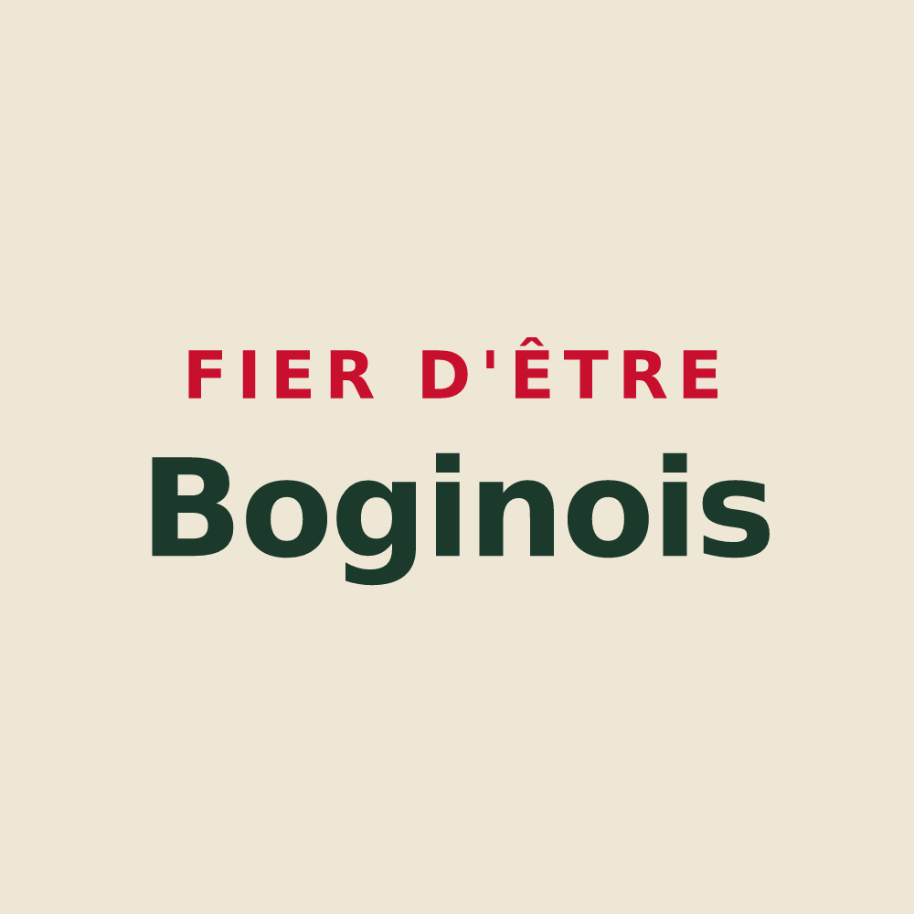 Tote bag « Fier d'être Boginois » — design pour Bogy