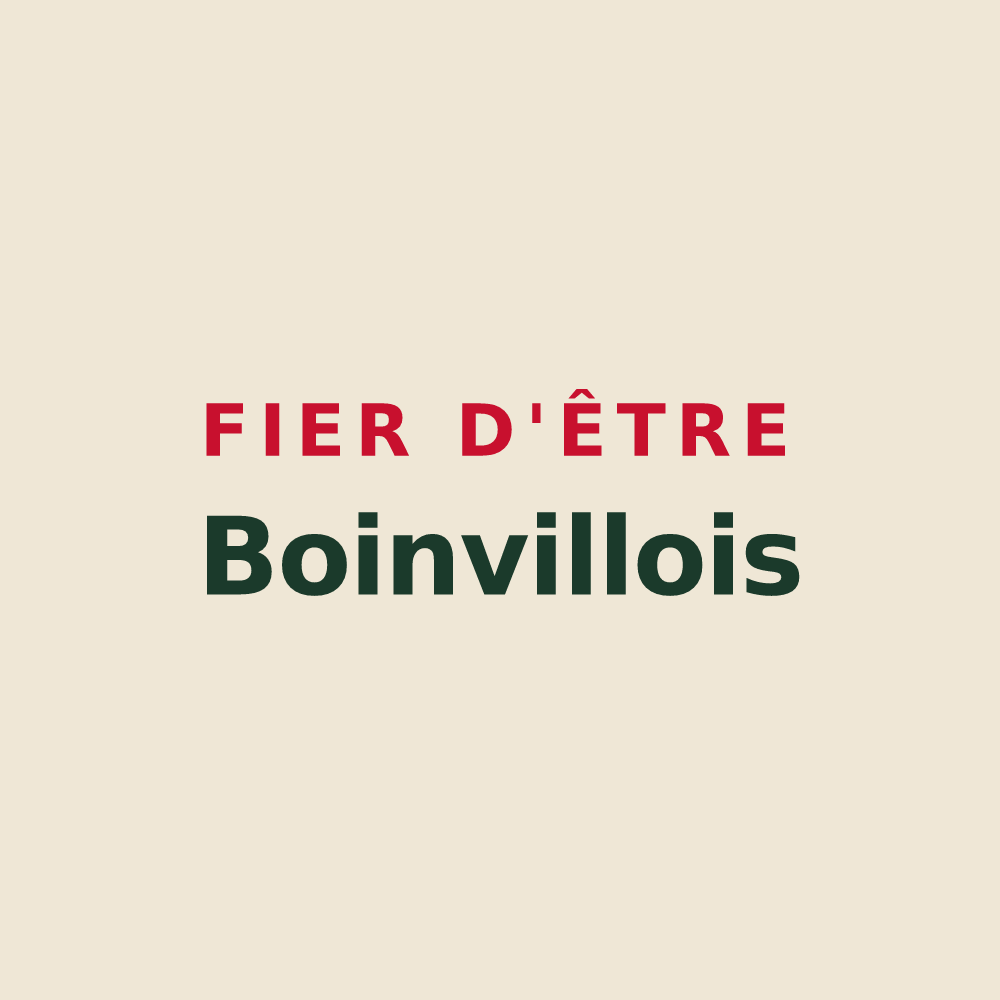 Tote bag « Fier d'être Boinvillois » — design pour Boinville-le-Gaillard