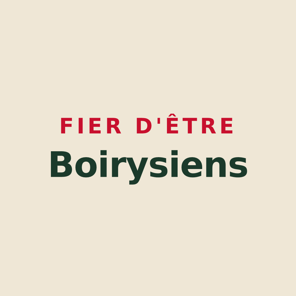 Tote bag « Fier d'être Boirysiens » — design pour Boiry-Sainte-Rictrude