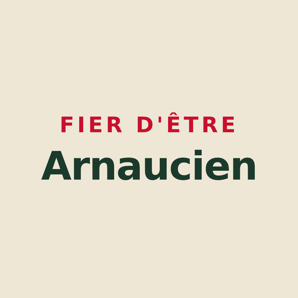 Tote bag « Fier d'être Arnaucien » — design pour Bois-Arnault