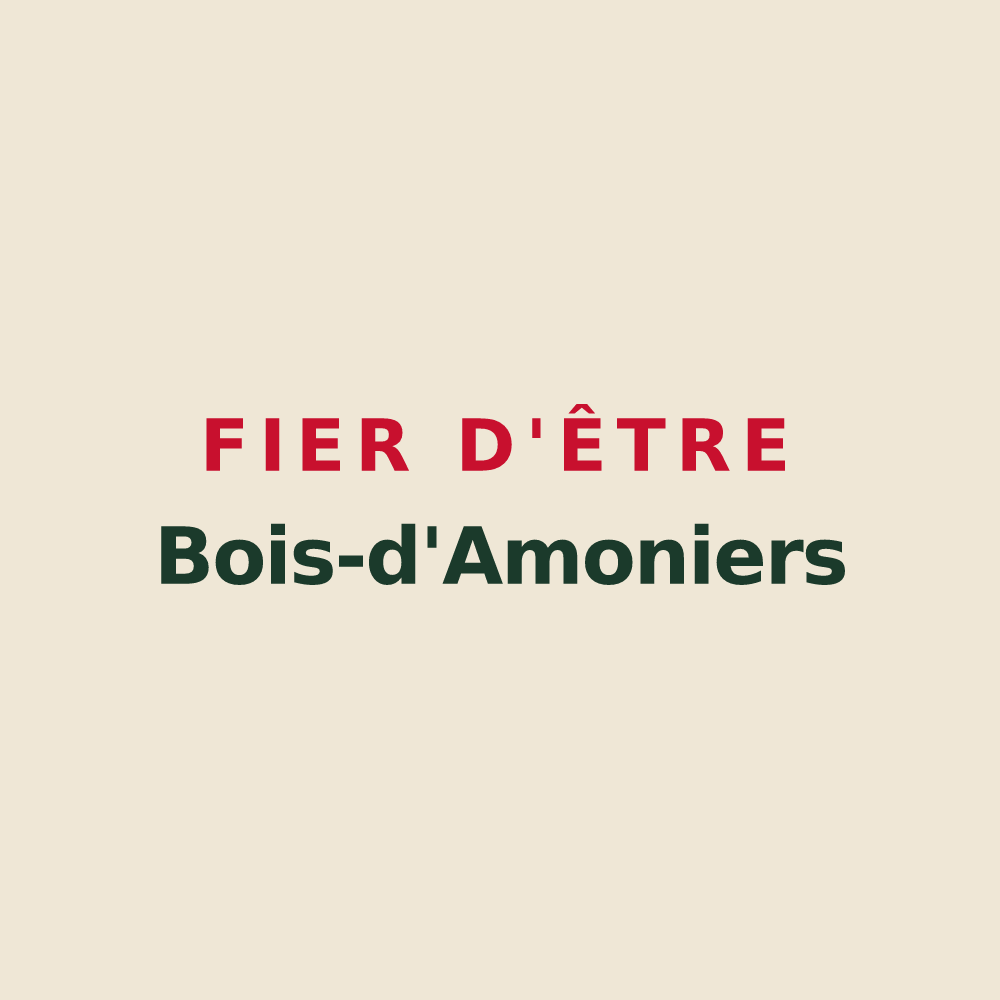 Tote bag « Fier d'être Bois-d'Amoniers » — design pour Bois-d'Amont