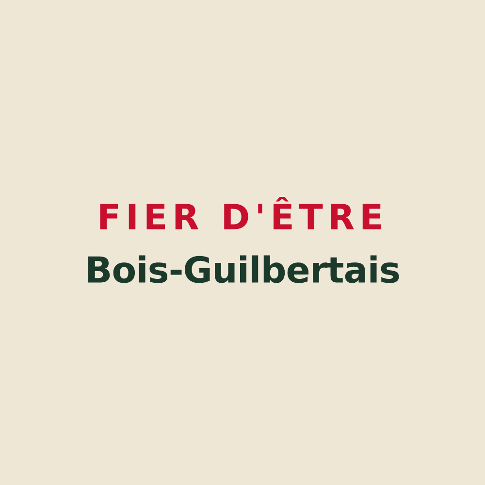 Tote bag « Fier d'être Bois-Guilbertais » — design pour Bois-Guilbert
