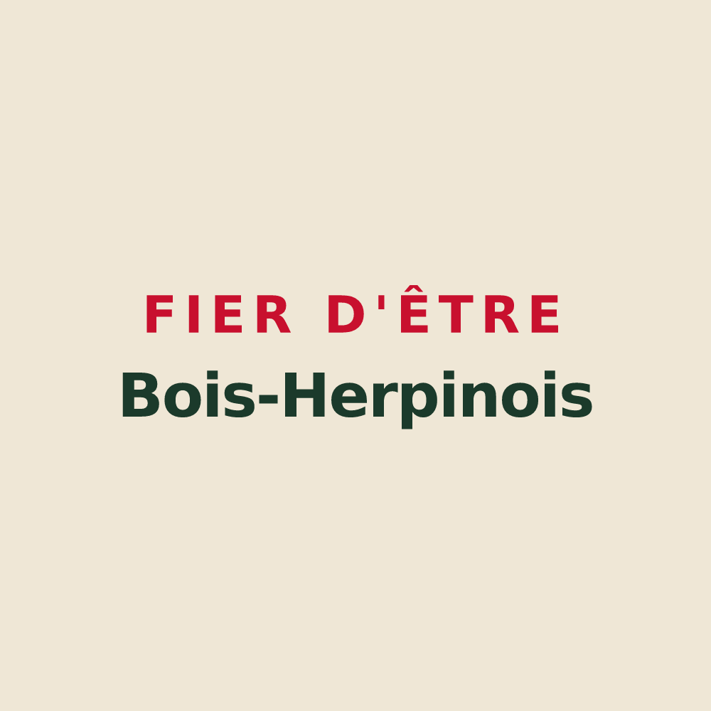 Tote bag « Fier d'être Bois-Herpinois » — design pour Bois-Herpin