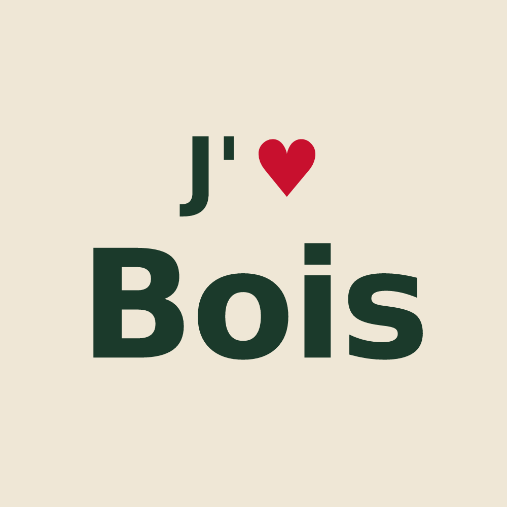Tote bag personnalisé Bois — design J'aime Bois