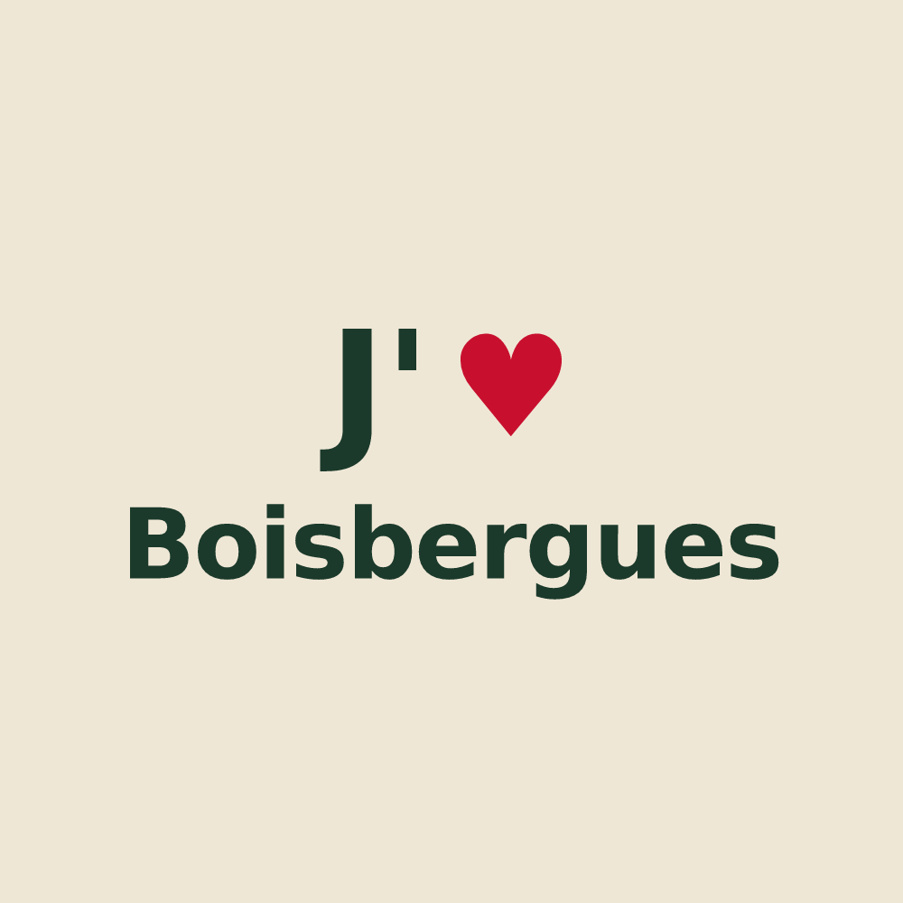 Tote bag personnalisé Boisbergues — design J'aime Boisbergues