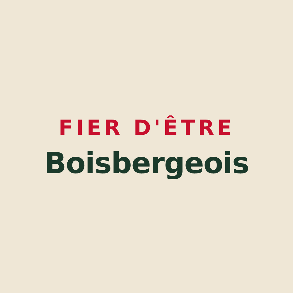Tote bag « Fier d'être Boisbergeois » — design pour Boisbergues
