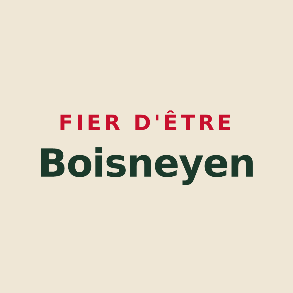 Tote bag « Fier d'être Boisneyen » — design pour Boisney
