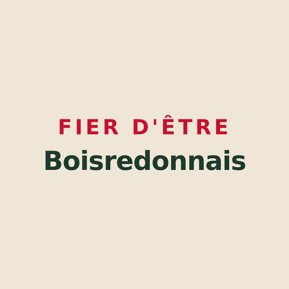 Tote bag « Fier d'être Boisredonnais » — design pour Boisredon