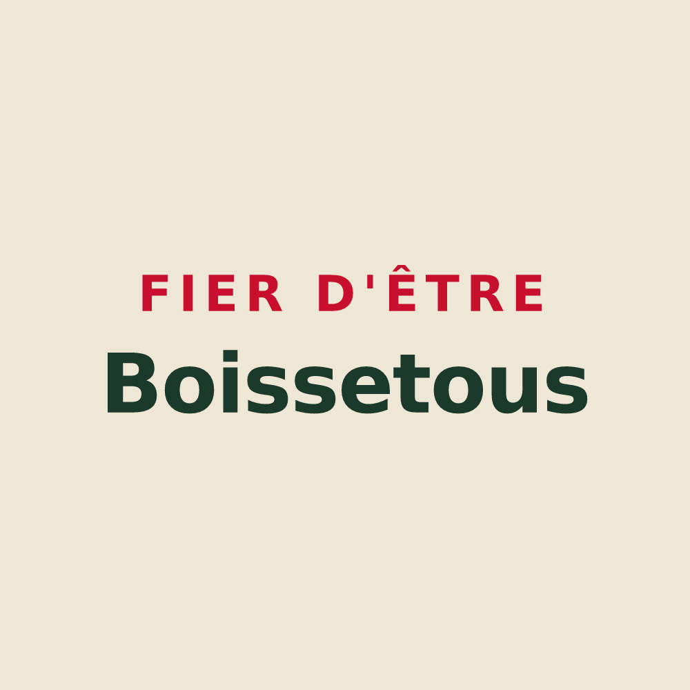 Tote bag « Fier d'être Boissetous » — design pour Boisset