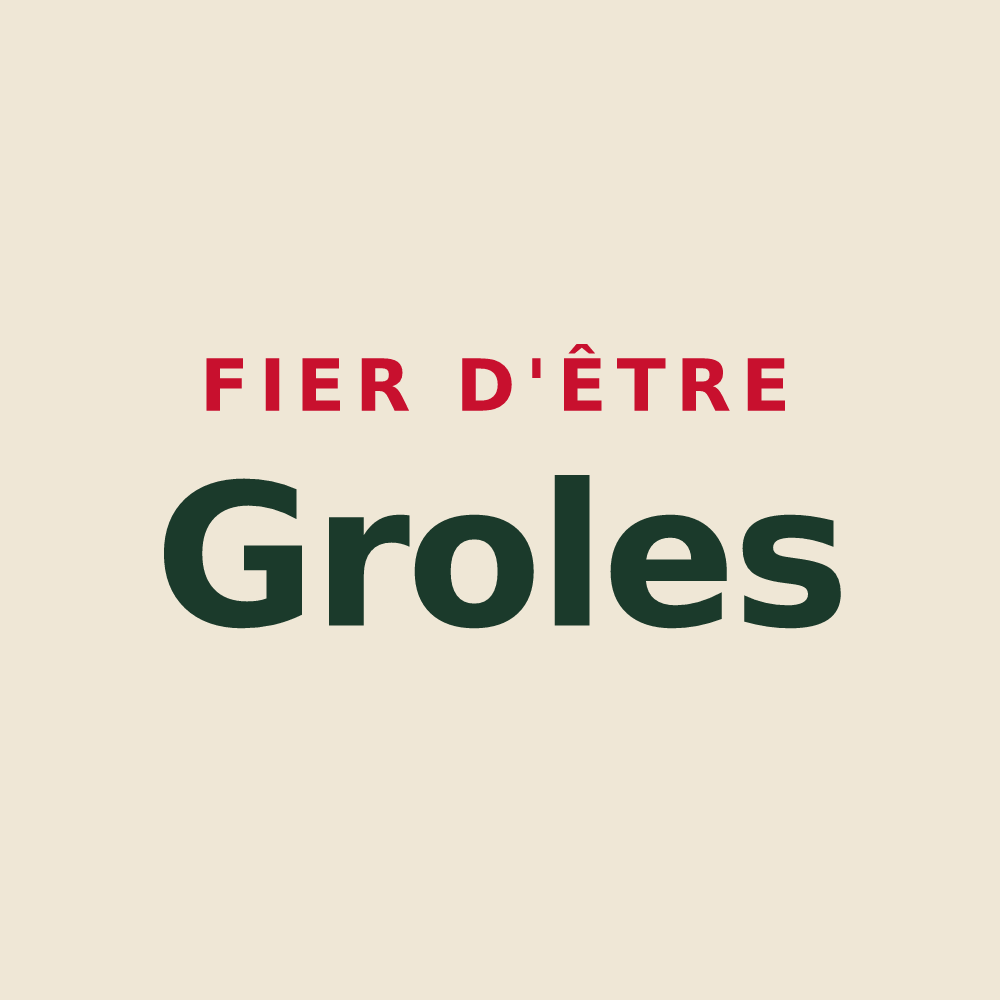 Tote bag « Fier d'être Groles » — design pour Boisset-Saint-Priest
